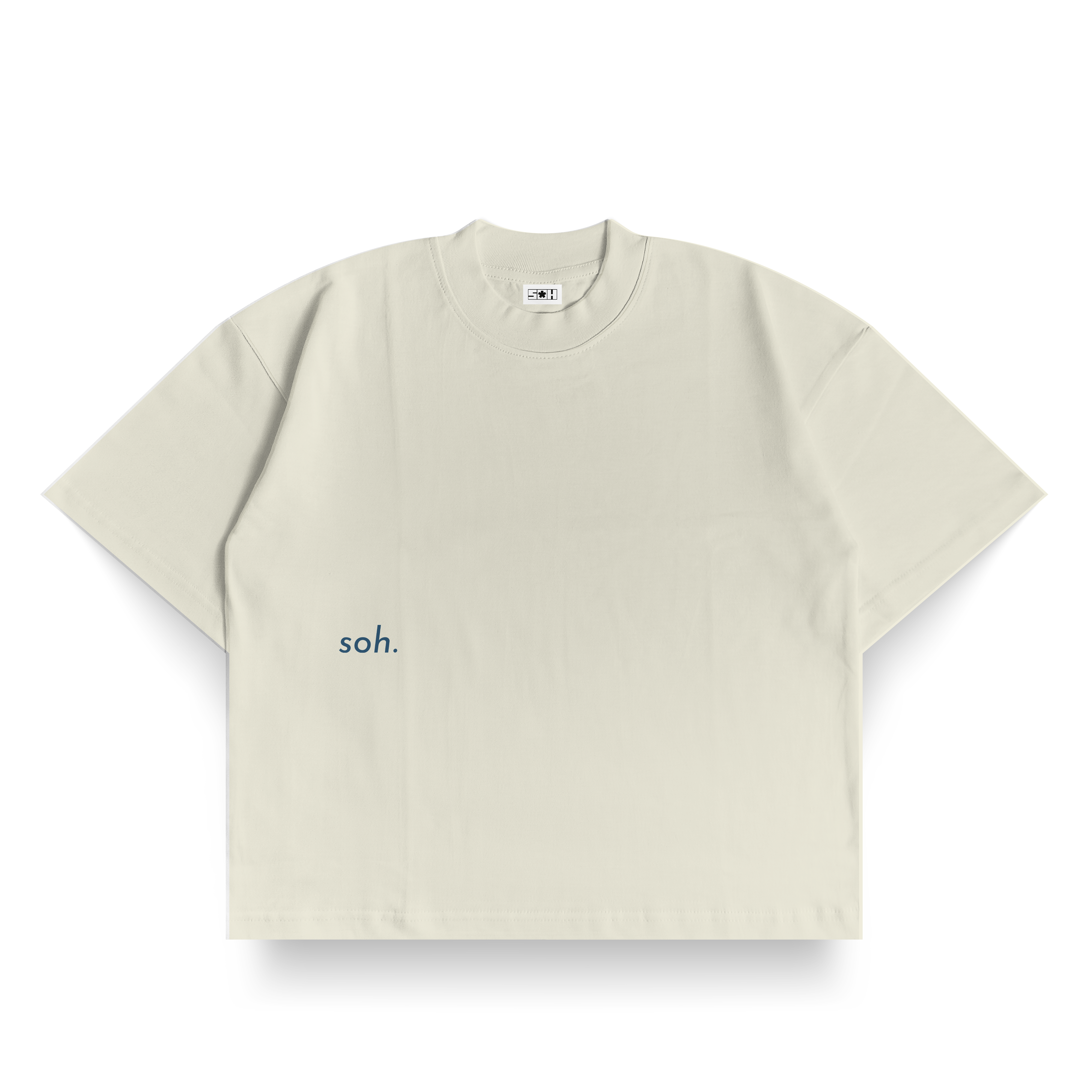 Front Puff Print Box Unisex T-shirt | Green