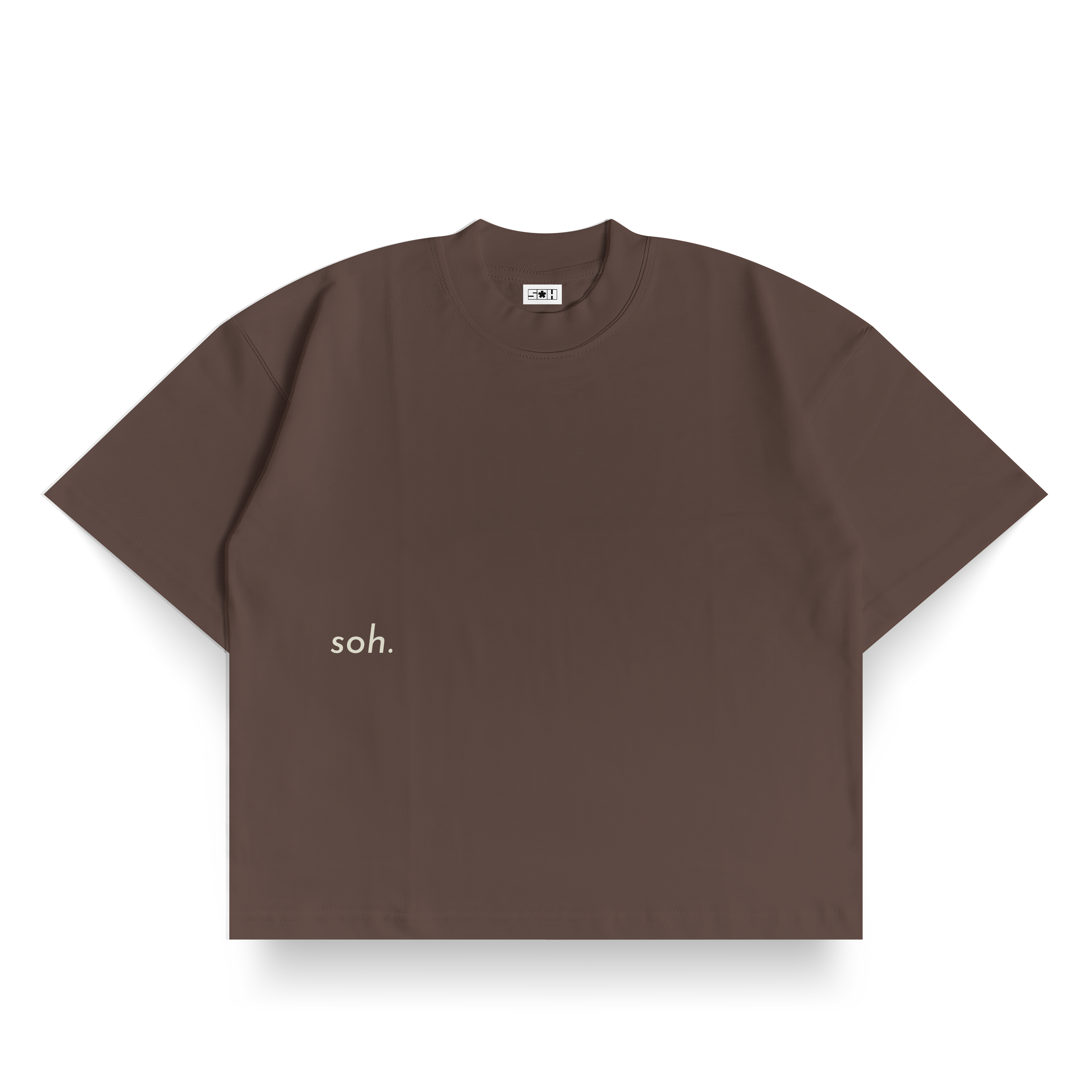 Front Puff Print Box Unisex T-shirt