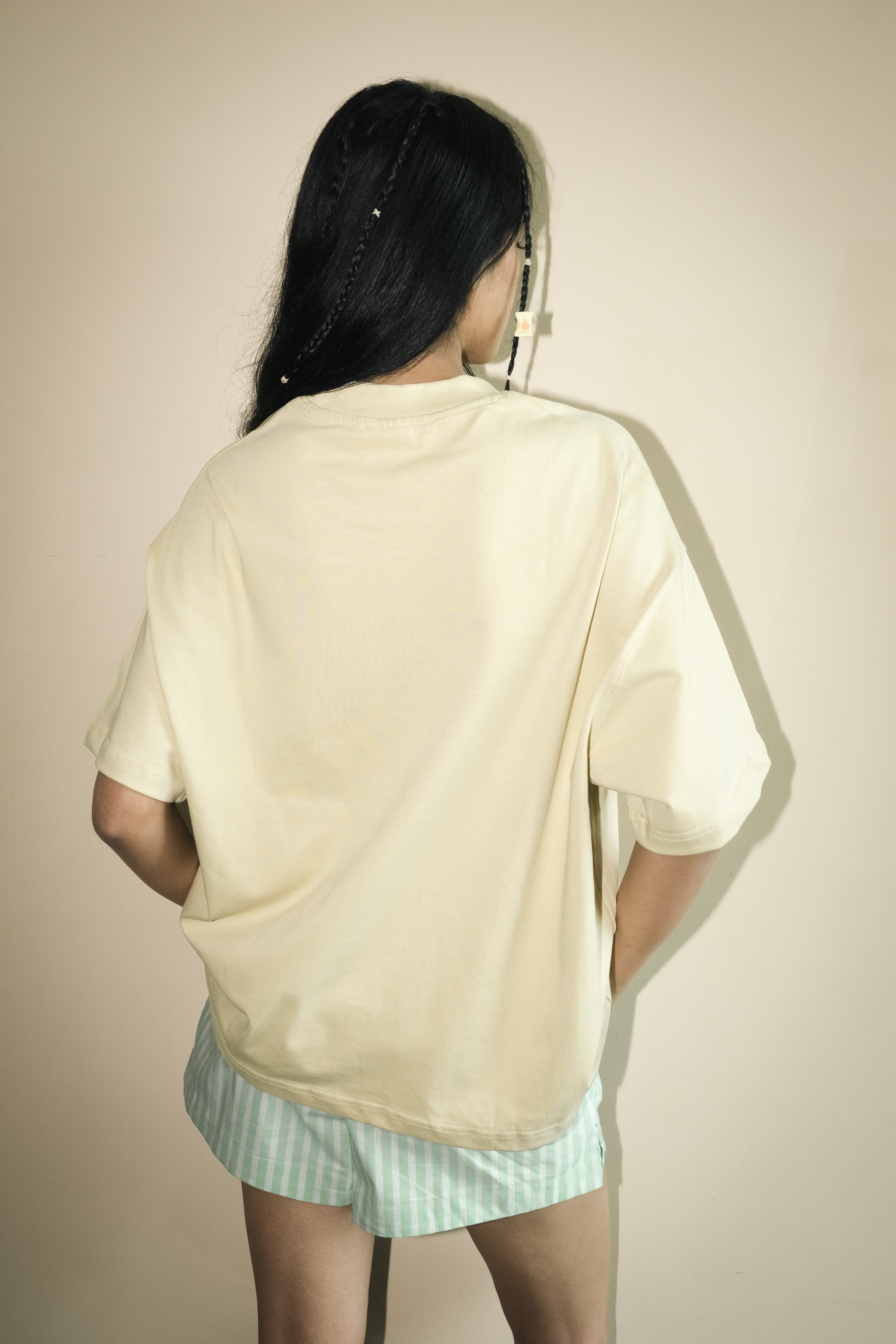 Front Puff Print Box Unisex T-shirt | Green