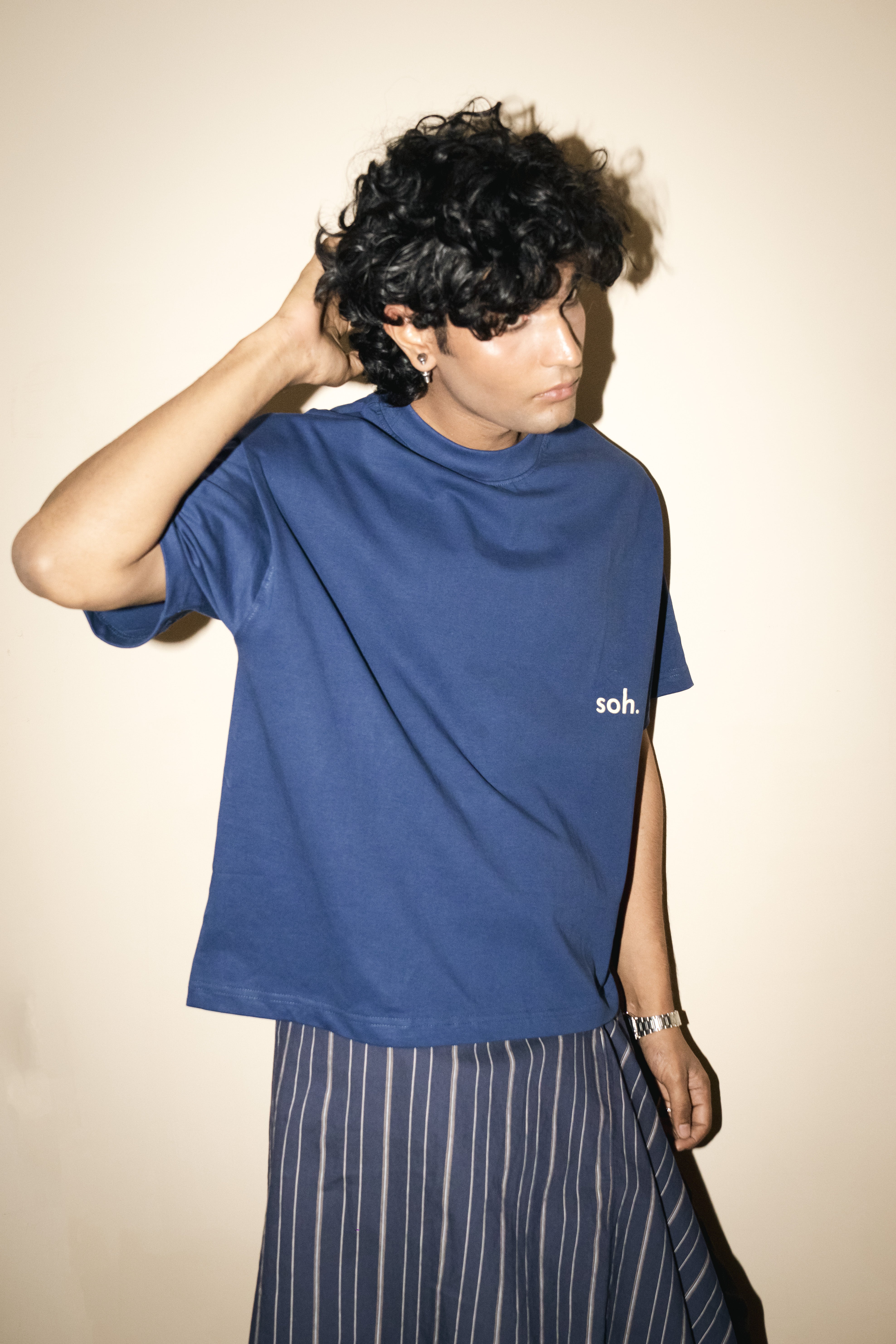 Front Puff Print Box Unisex T-shirt | Green
