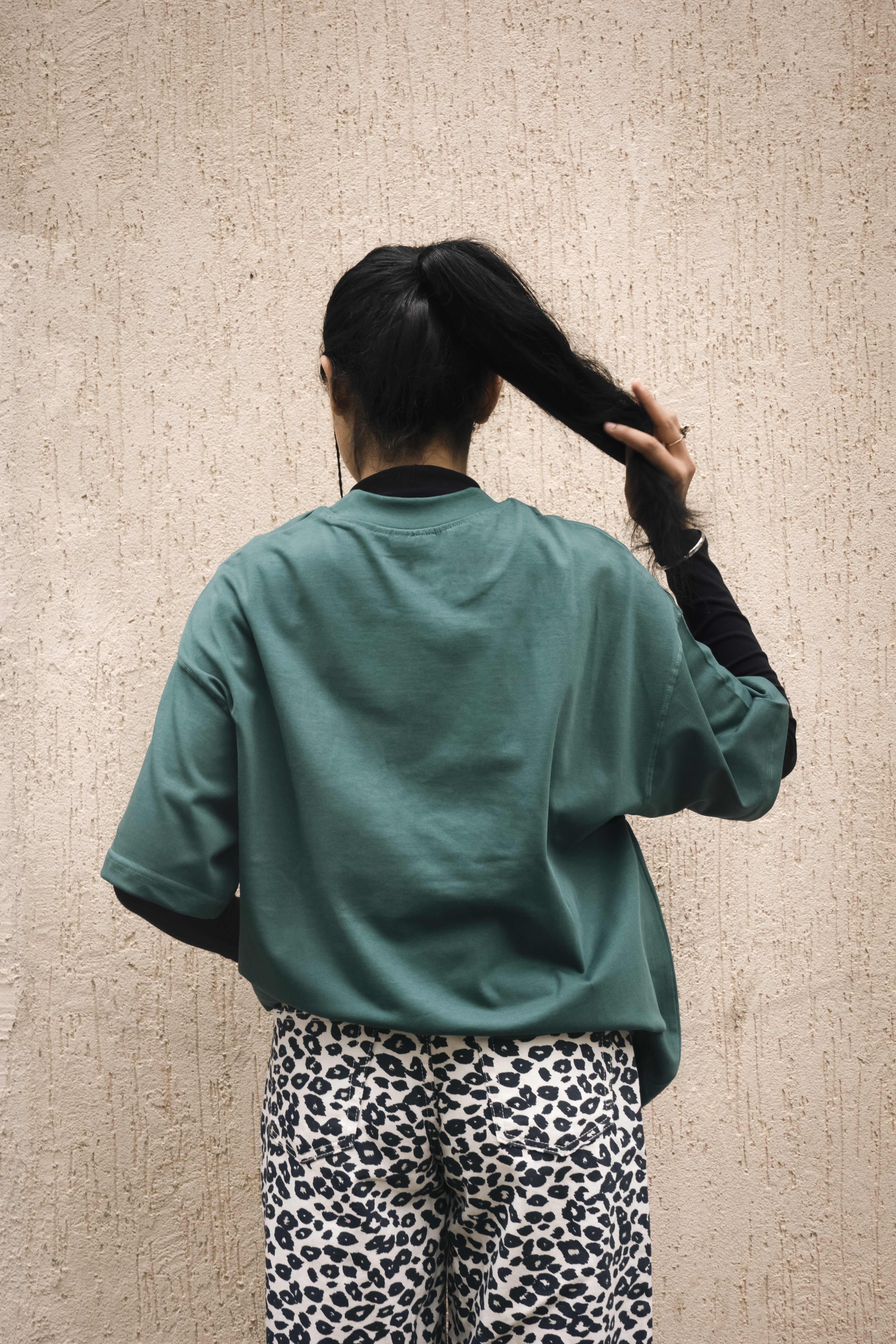 Front Embroidery Star Unisex T-Shirt | Green