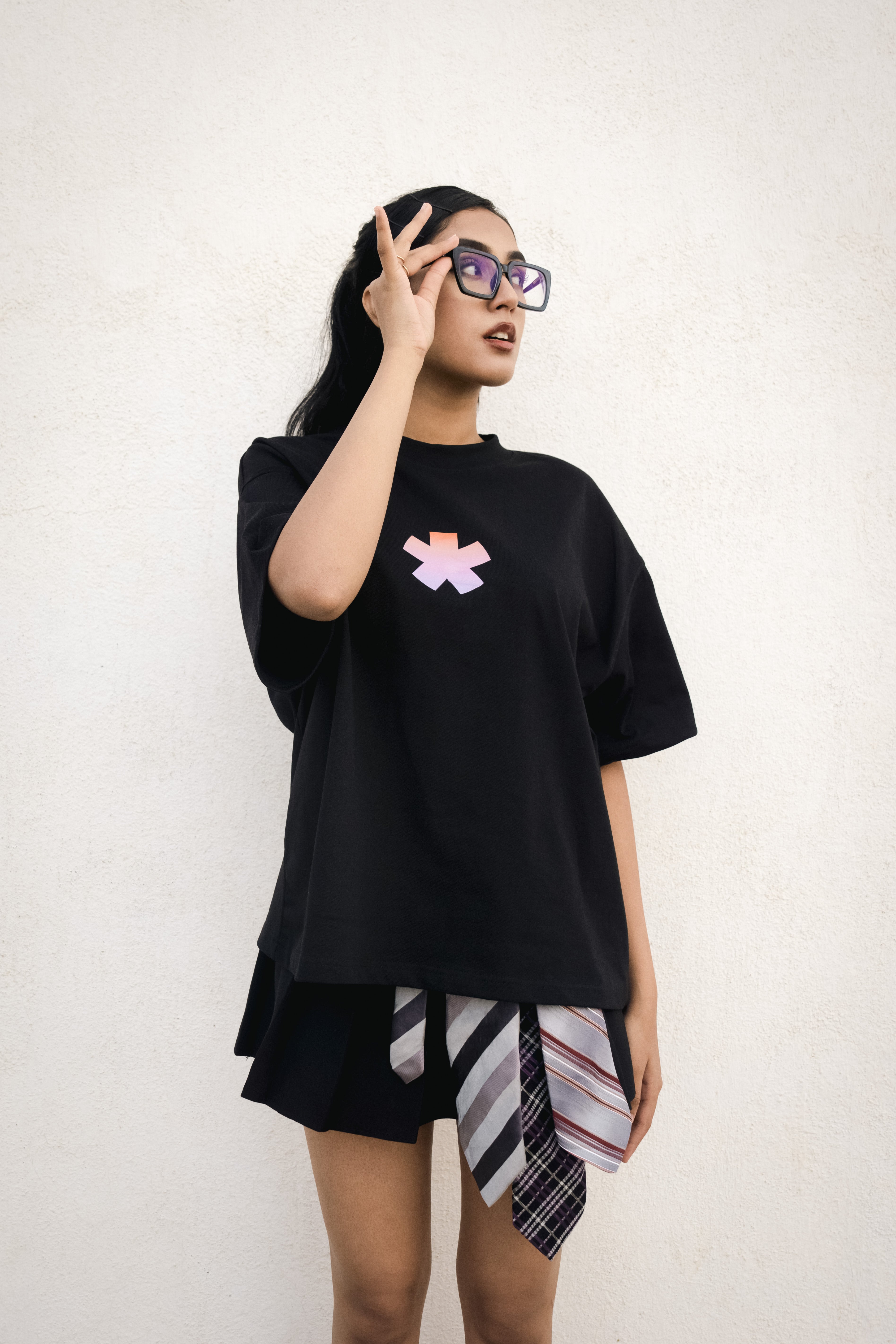 Front Gradient Star Box Unisex T-shirt