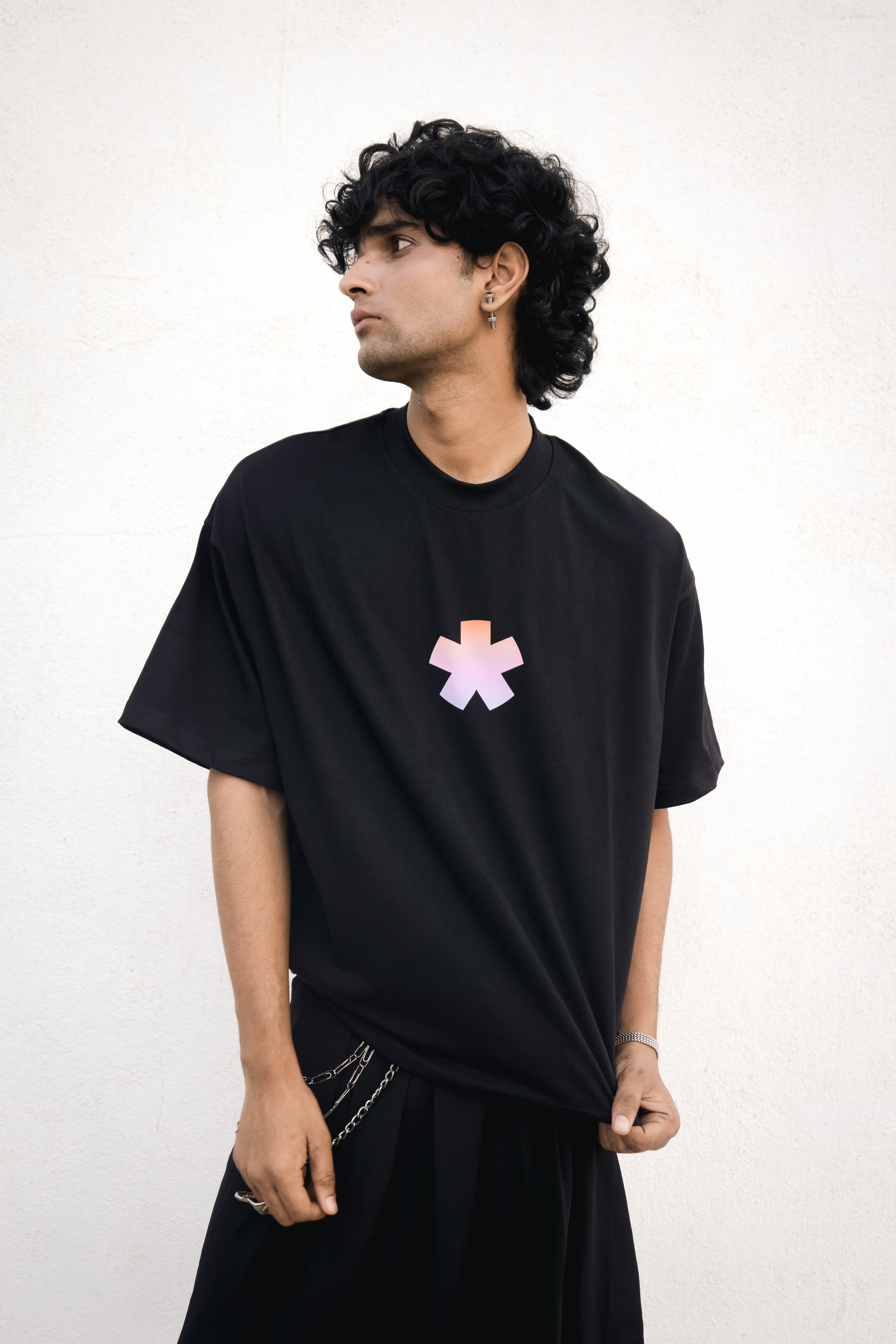 Front Gradient Star Box Unisex T-shirt