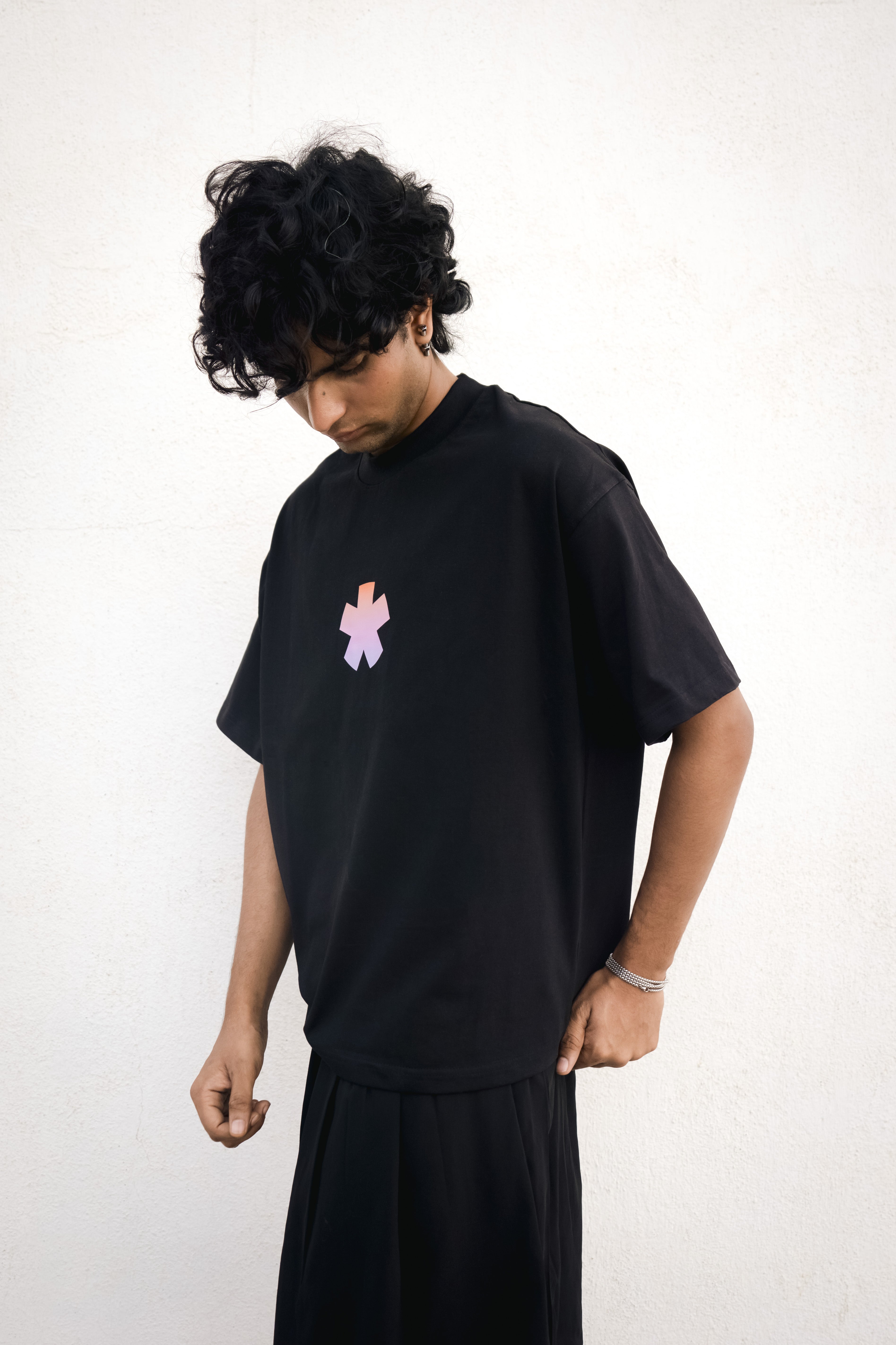 Front Gradient Star Box Unisex T-shirt
