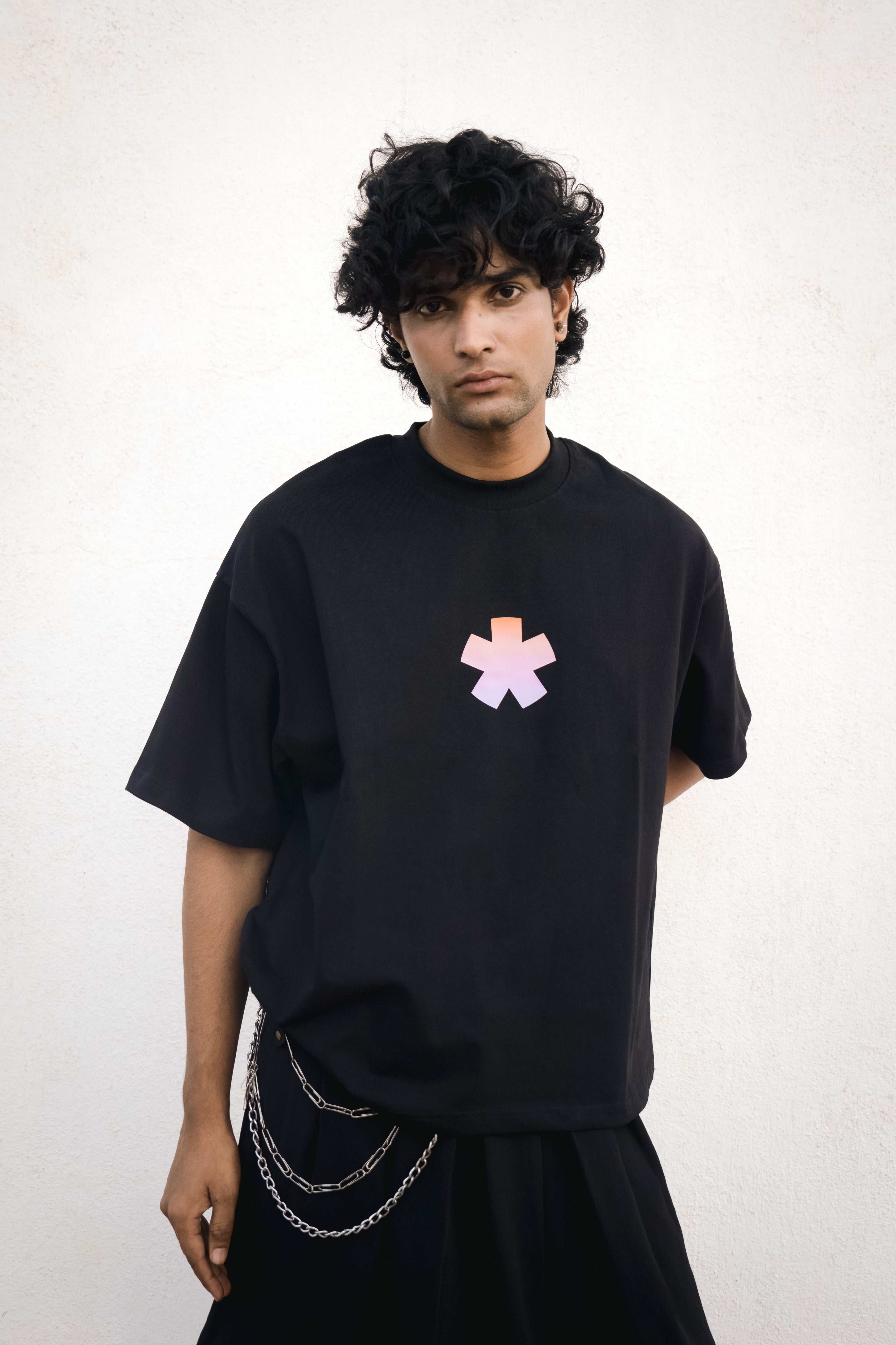 Front Gradient Star Box Unisex T-shirt