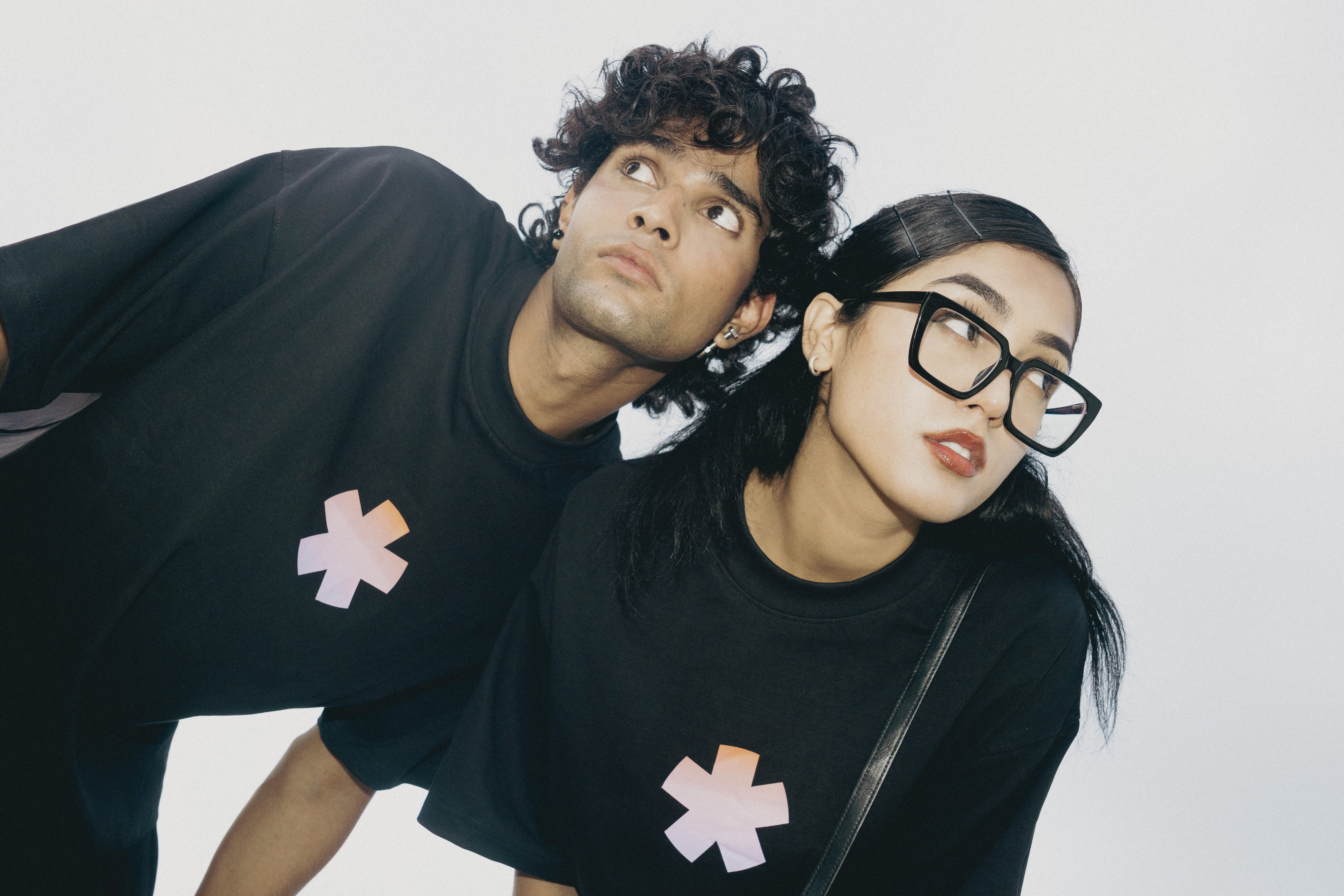 Front Gradient Star Box Unisex T-shirt