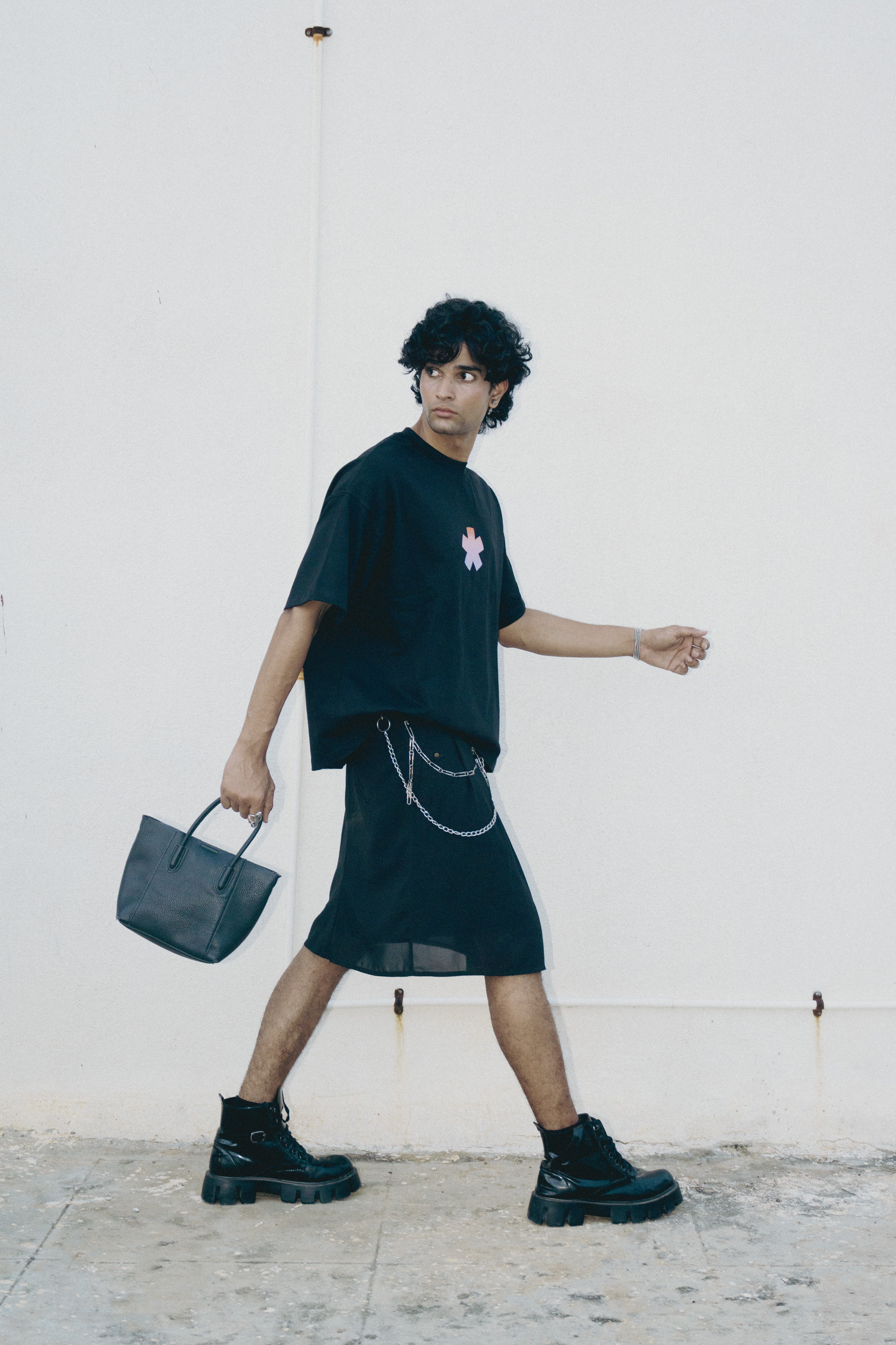 Front Gradient Star Box Unisex T-shirt