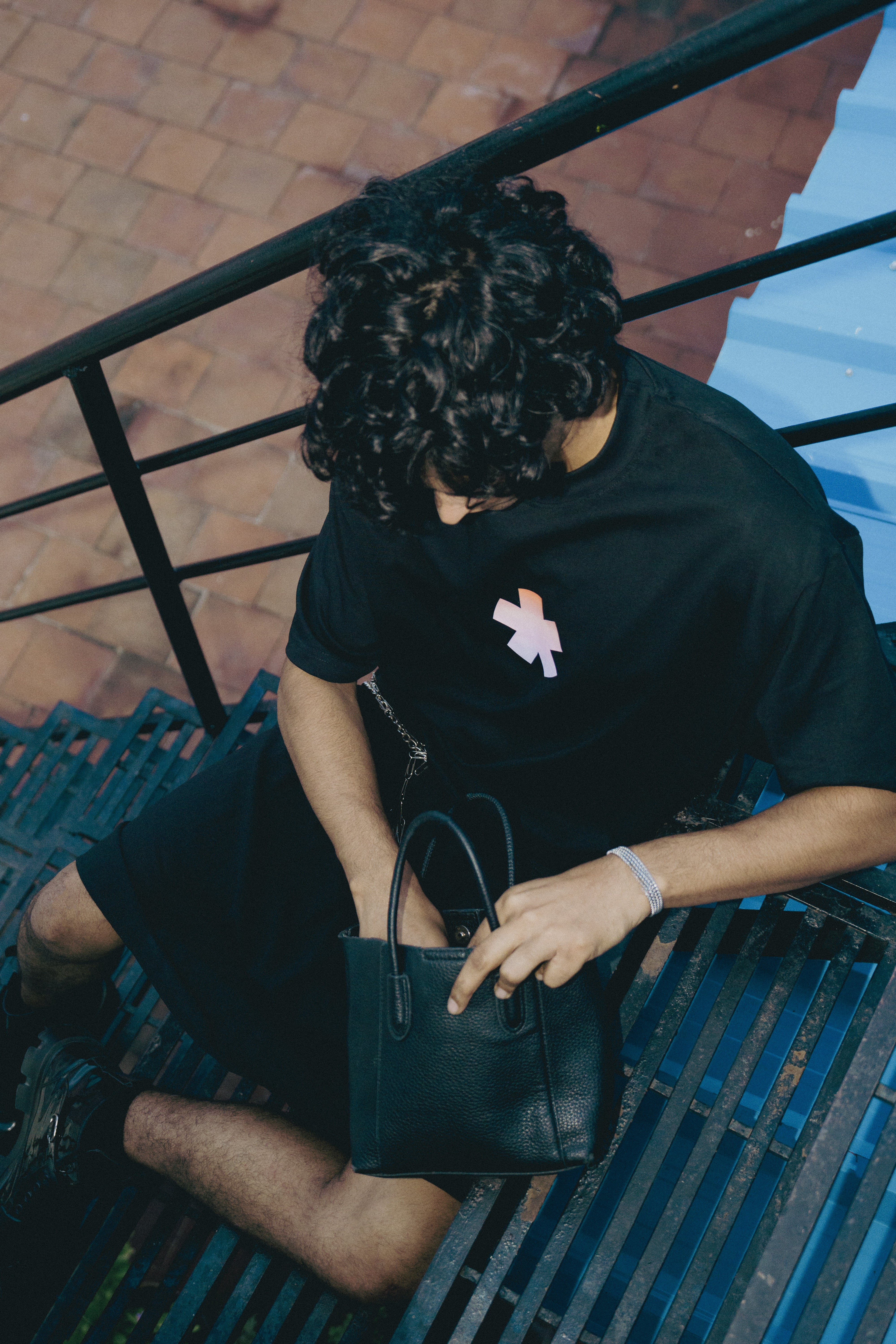 Front Gradient Star Box Unisex T-shirt