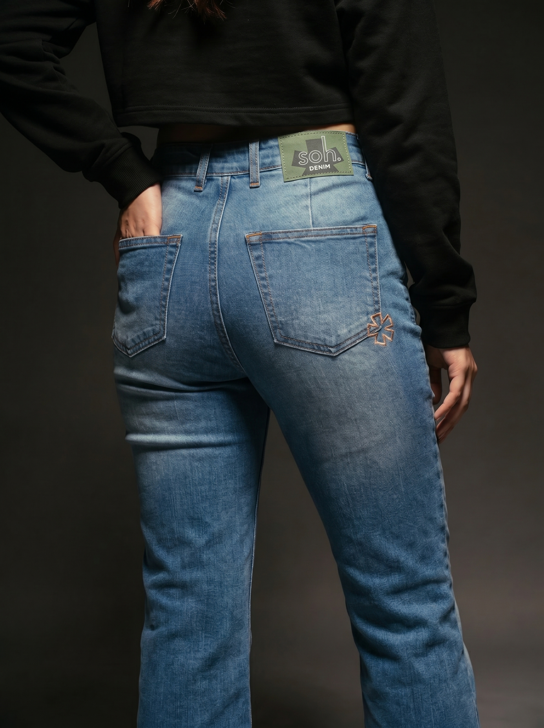 STARLIT Bootcut | Morning Indigo